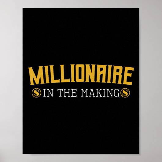 Miljonair in de maak ondernemer Hustler Mon Poster (Voorkant)