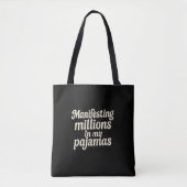 Miljonair in pyjama tote bag (Voorkant)