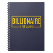 Miljonair in The Making Notitieboek (Voorkant)