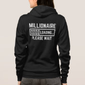 Miljonair laadt even geduld hoodie (Achterkant)