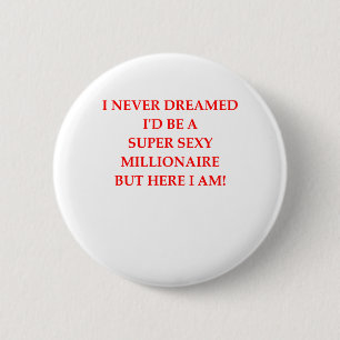 MILJONAIR RONDE BUTTON 5,7 CM