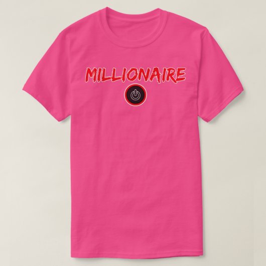 Miljonairsmentaliteit Modus Aan Cool 1 T-shirt (Design voorkant)