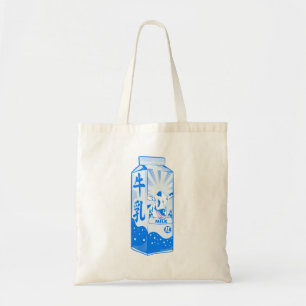 Milk Carton Kanji Japans Tote Bag