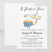 Milk & Cereal een perfect bruidsdiner Kaart (Voorkant / Achterkant)