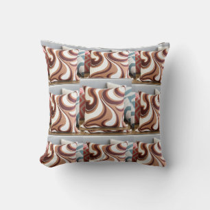 Milk Chocolate Swirl Pillow Kussen