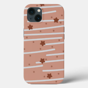 Milk Chocolatey Stars en Stripes Pattern Case-Mate iPhone Case