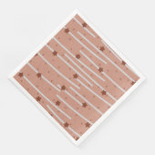 Milk Chocolatey Stars en Stripes Pattern Servet (Hoek)