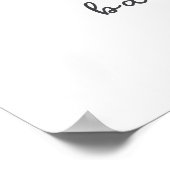 Milk & Cookie Genderneutraal Baby shower Welkom Poster (Hoek)