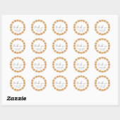 Milk & Cookie Verjaardag Dank u Sticker (Vel)