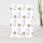 Milk & Cookies Babyborrel - Bedankkaart (Achterkant)