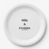Milk & Cookies Bord (Voorkant)