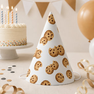 Milk & Cookies Verjaardagsfeesthoed – Chocolate Ch Feesthoedjes