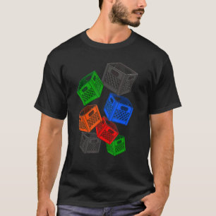 Milk Crate Block Crate Game T - shirts Challenge 3