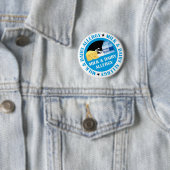 Milk & Dairy Allergy Badge Ronde Button 5,7 Cm (In situ)