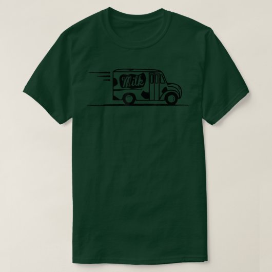 Milk Delivery Truck T-shirt (Design voorkant)
