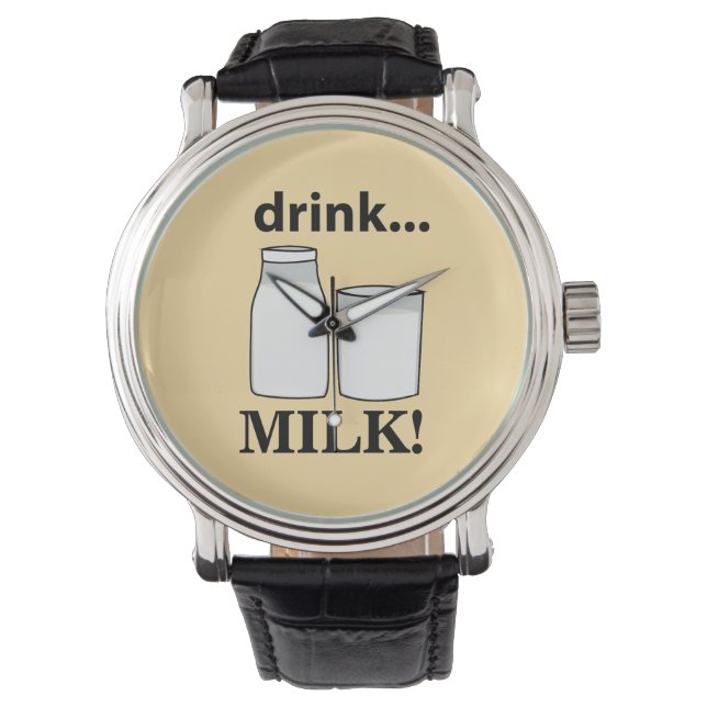 Milk Drink Milk Horloge (Voorkant)