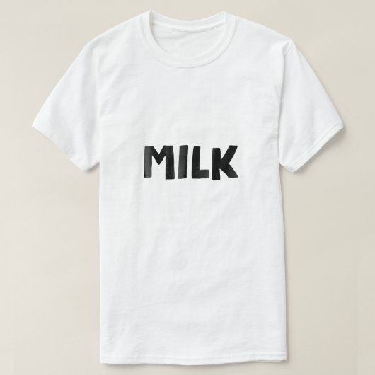 MILK- en koekjeskoppels die overeenkomen met Hallo T-shirt (Design voorkant)
