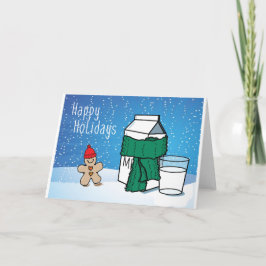"Milk & Ginger" Funny Snow Holiday Kaart