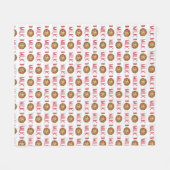 Milk Jug Chocolate Chip Cookies Snack Food Foodie Fleece Deken (Voorkant (Horizontaal))