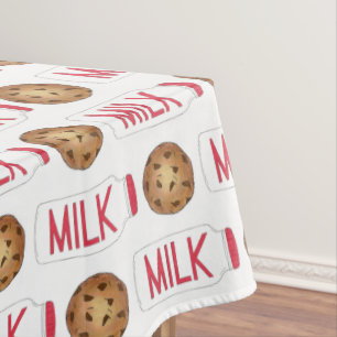 Milk Jug Chocolate Chip Cookies Snack Food Foodie Tafelkleed