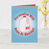 Milk Jug Kaart (Gele Bloem)