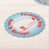 Milk Jug Kartonnen Onderzetters (Gekanteld)