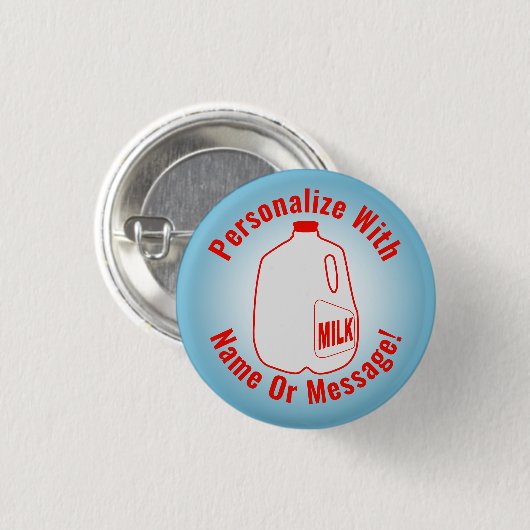 Milk Jug Ronde Button 3,2 Cm (Voorkant /achterkant)