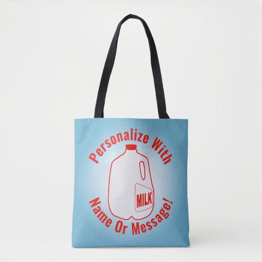 Milk Jug Tote Bag (Voorkant)
