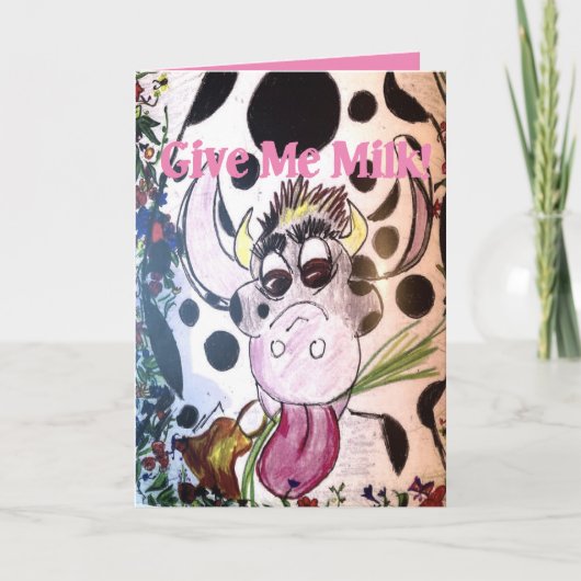 Milk Kids verjaardagskaart Kaart (Voorkant)