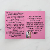 Milk Kids verjaardagskaart Kaart (Binnen)