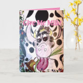 Milk Kids verjaardagskaart Kaart (Gele Bloem)