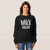 Milk Machine Breastfeeding Awareness Women Nursing Trui (Voorkant volledig)