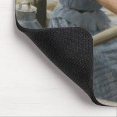 Milk Maid op een roeiboot (door Albert Edelfelt) Muismat (Hoek)