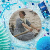 Milk Maid op een roeiboot (door Albert Edelfelt) Papieren Bordje (Feest)