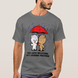 Milk Mocha Beer True Love Weathers Stormen Valenti T-shirt