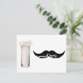 Milk Mustache Briefkaart (Staand voorkant)