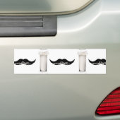 Milk Mustache Bumpersticker (Op auto)