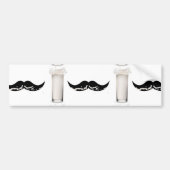 Milk Mustache Bumpersticker (Voorkant)