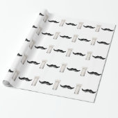 Milk Mustache Cadeaupapier (Uitgerold)