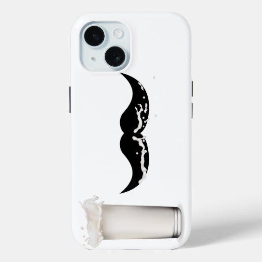 Milk Mustache Case-Mate iPhone Case (Achterkant)