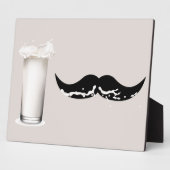 Milk Mustache Creme Fotoplaat (Zijkant)