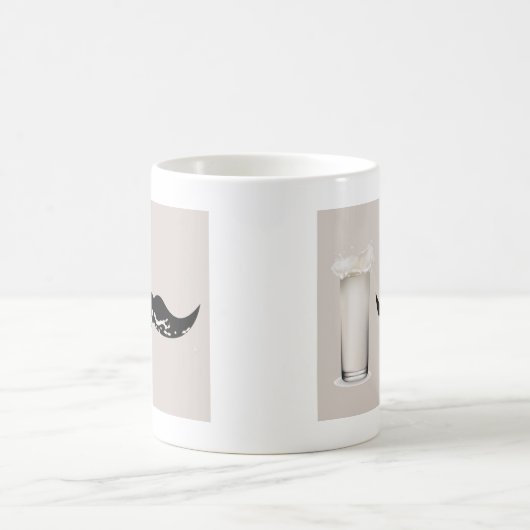 Milk Mustache Creme Koffiemok (Center)