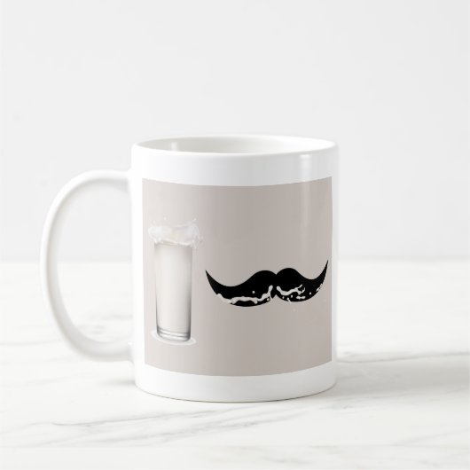 Milk Mustache Creme Koffiemok (Links)