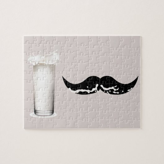 Milk Mustache Creme Legpuzzel (Horizontaal)