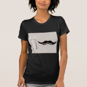 Milk Mustache Creme T-shirt (Voorkant)