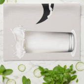 Milk Mustache Creme Theedoek (Gevouwen)