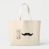 Milk Mustache Grote Tote Bag (Voorkant)