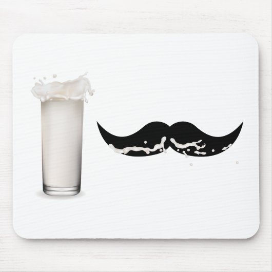 Milk Mustache Muismat (Voorkant)