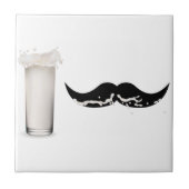 Milk Mustache Tegeltje (Voorkant)