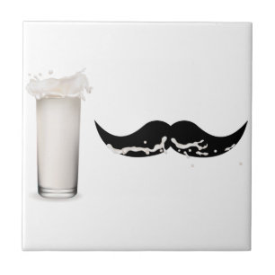 Milk Mustache Tegeltje